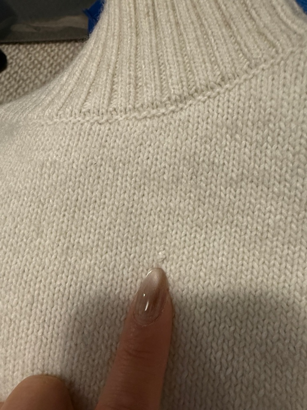 H&M Cream Ribbed Knit Sweater - Picture 6 of 6